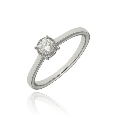 Frank Trautz fehér arany gyűrű 52-es méret (1-09114-52-0008/52)